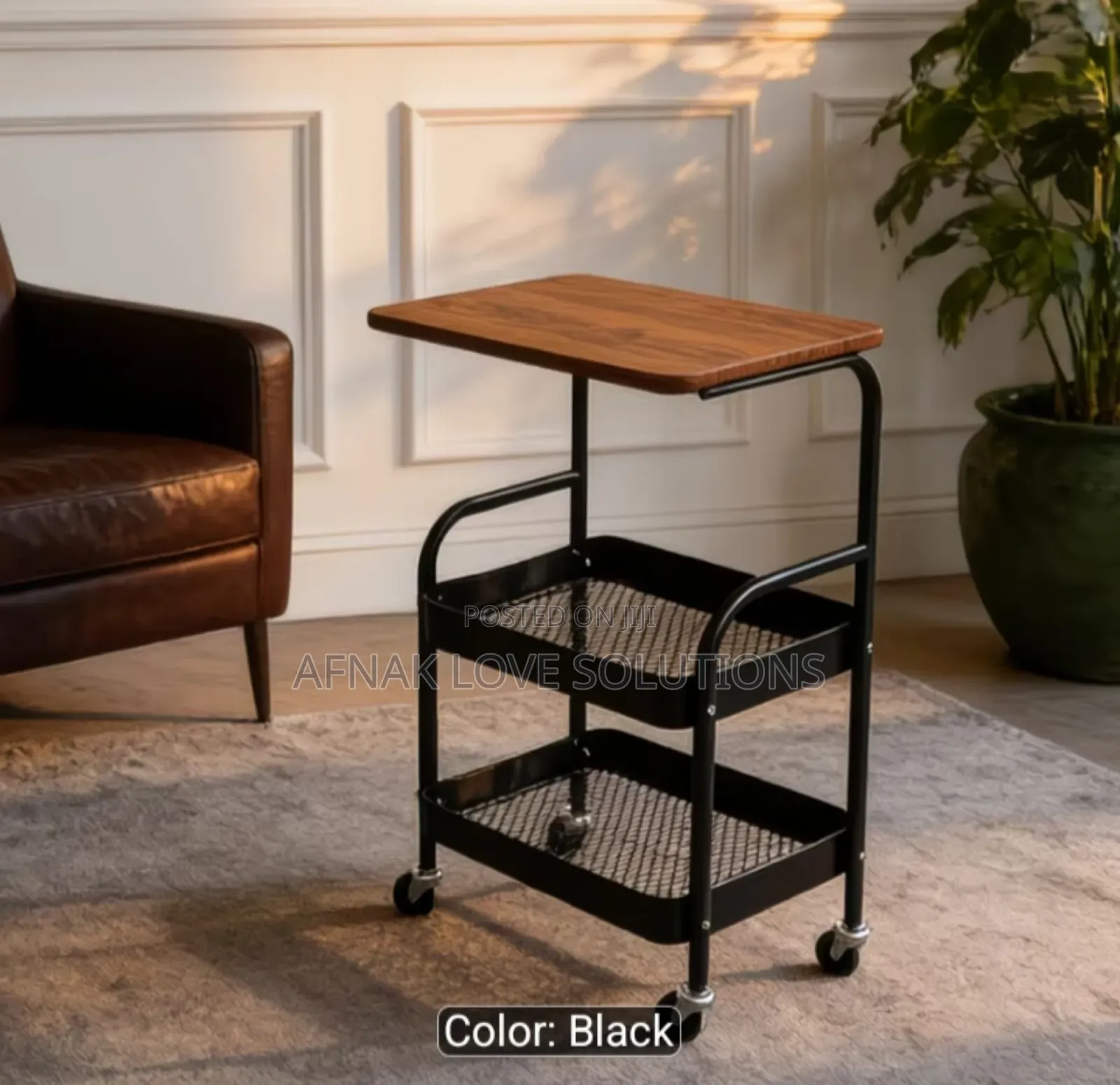 3 Tier Storage Basket With Wooden Top