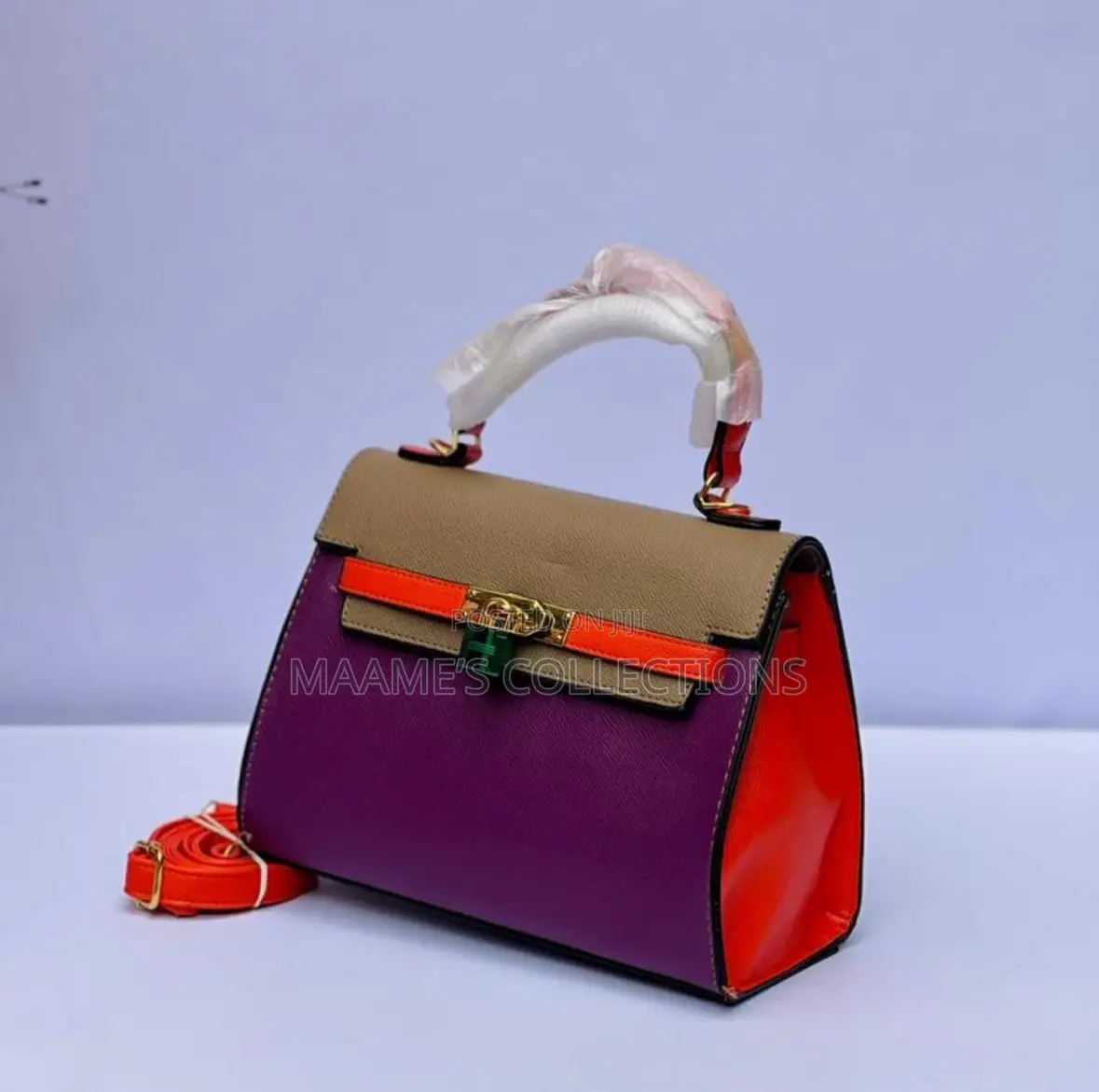 Hermes Three-Tone Design Handbag