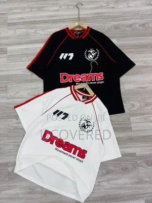 Polo Shirts and Sports Jerseys Featuring a "Dreams" Logo