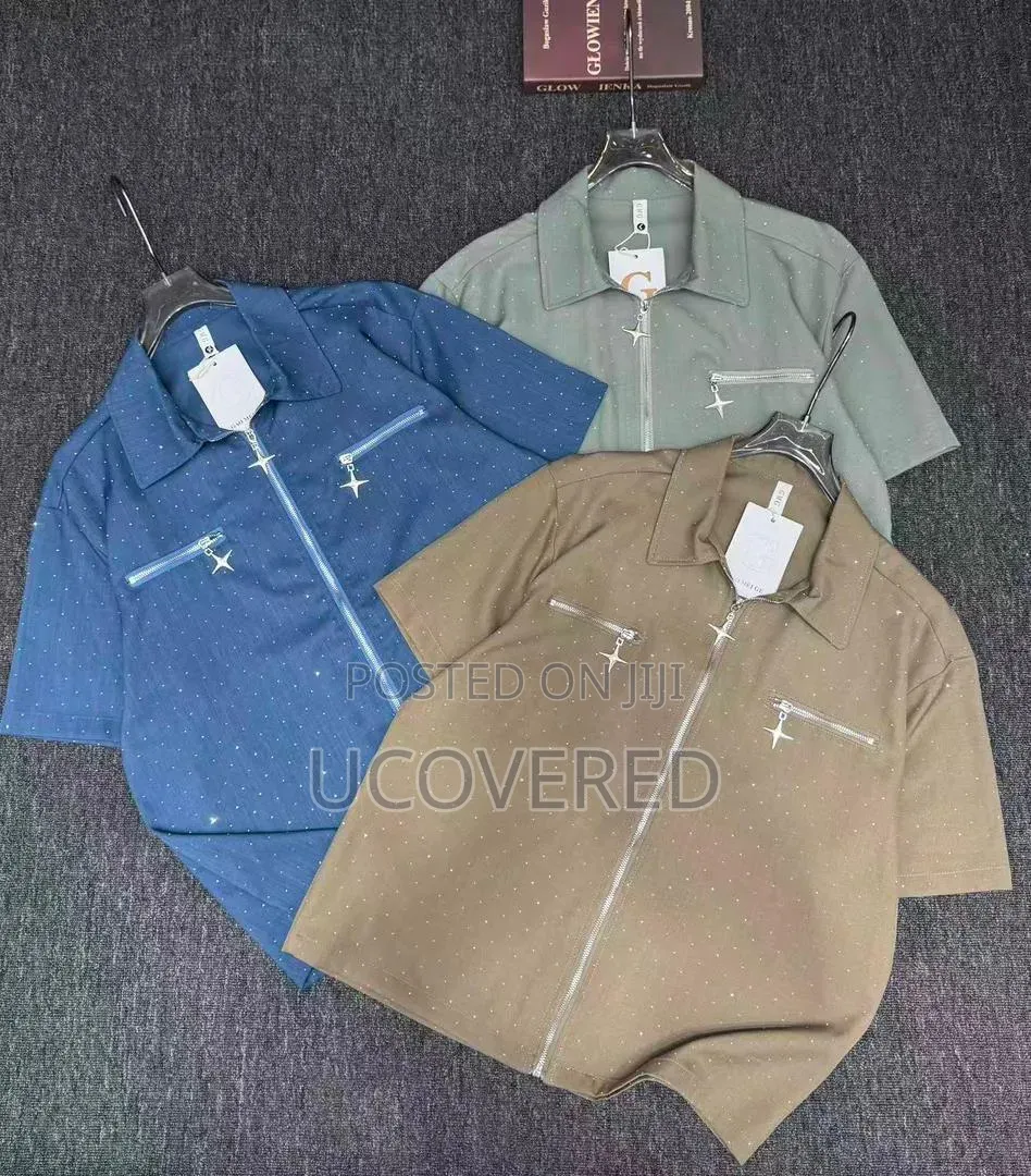 Black Air Club Zip T-Shirts and Similar Short-Sleeve Casual Tops