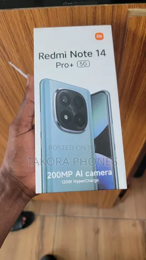 New Xiaomi Redmi Note 14 Pro+ 5G 256 GB Black