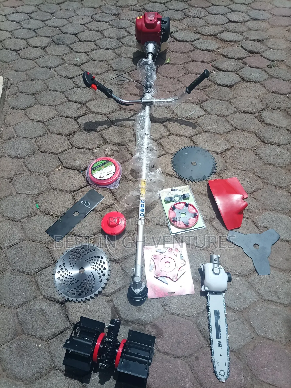 Nine Blades 4 Stroke Weeding Machine