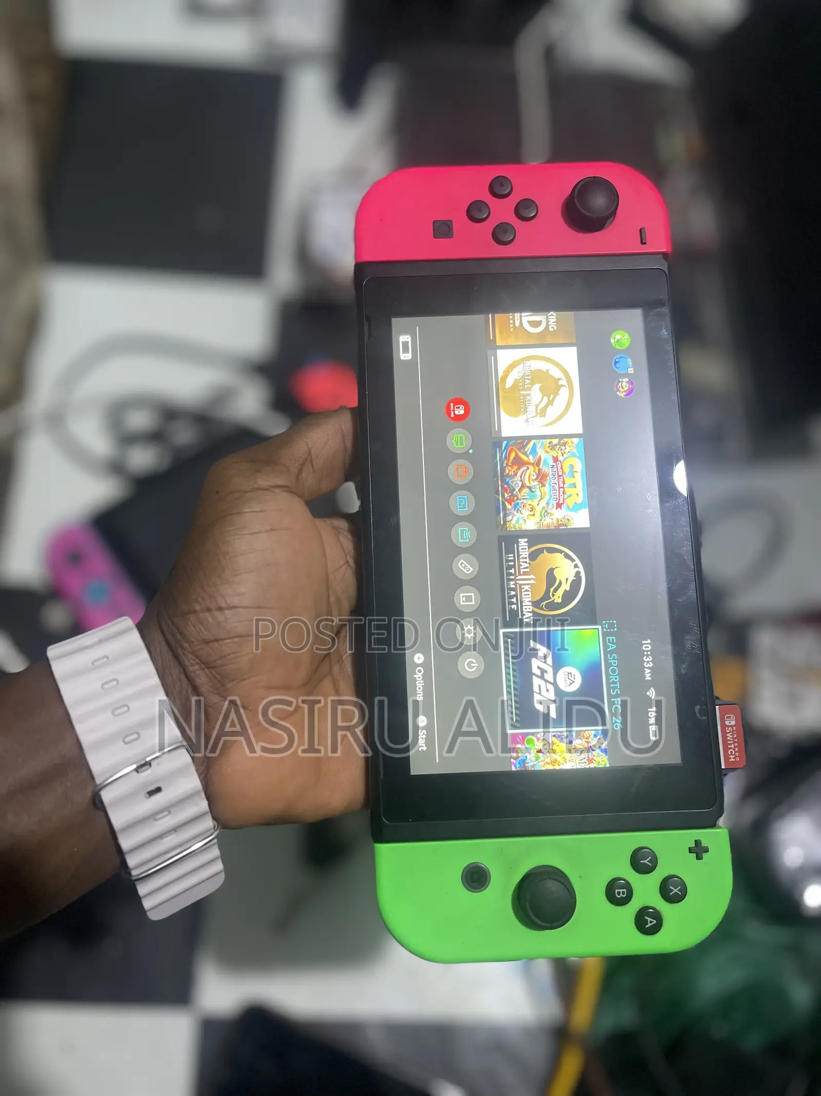 Nintendo Switch With Games ,From Home Use