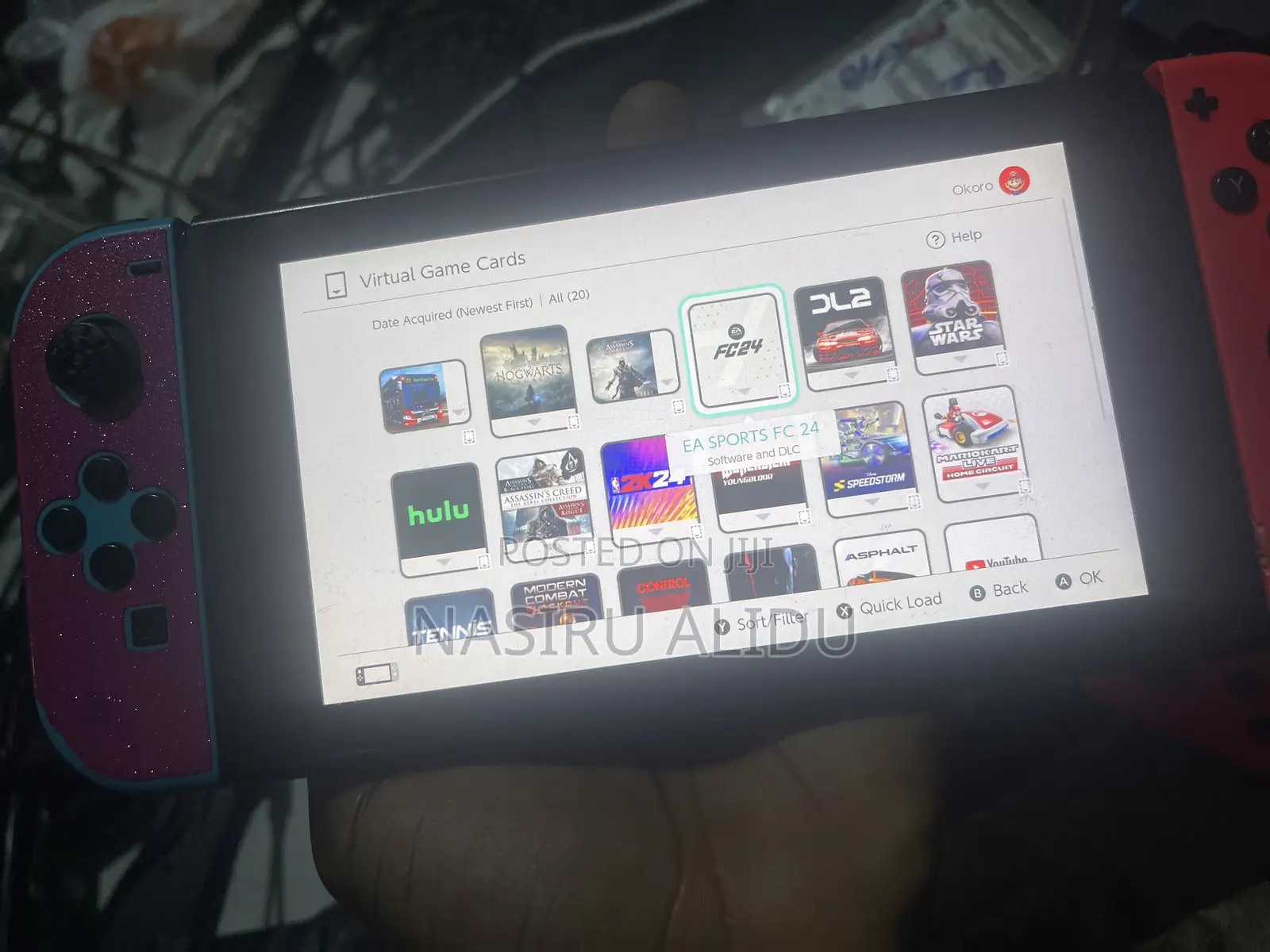 Nintendo Switch With Games ,From Home Use