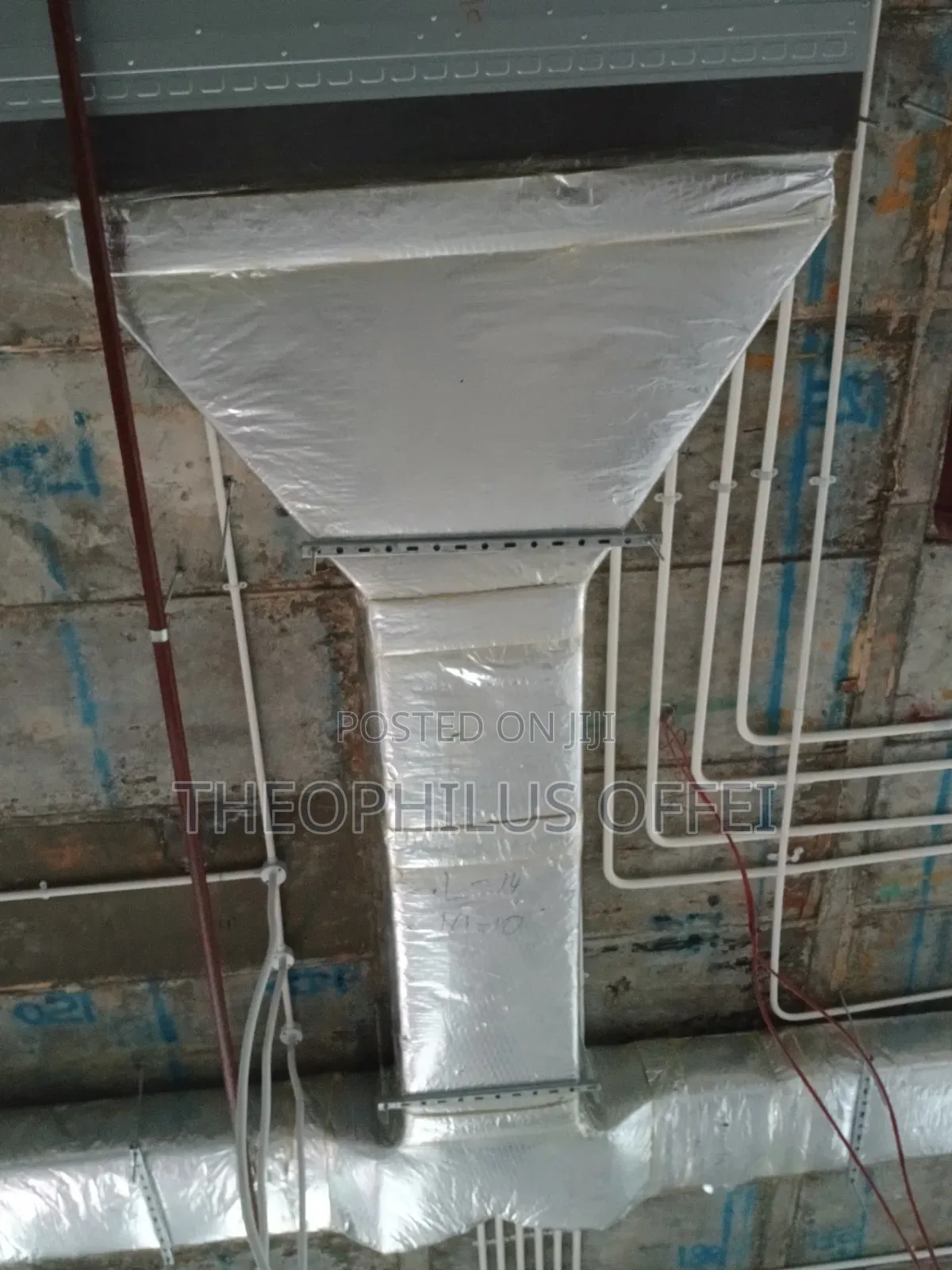 Installation of Ducts System, Lagging, Extractor Fans