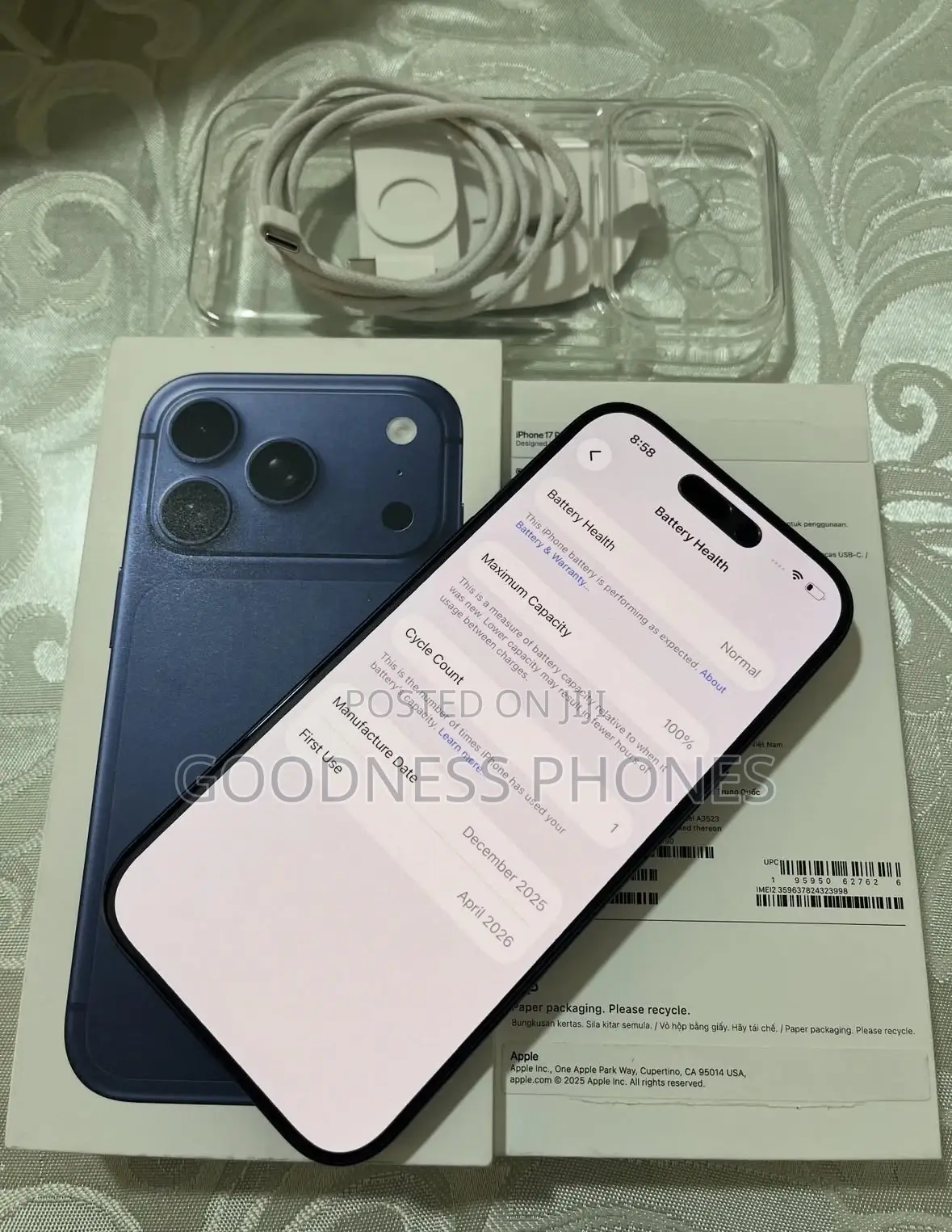 Apple iPhone 17 Pro Max 256 GB Blue