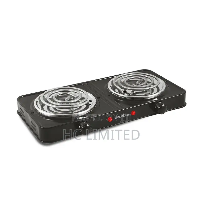 Decakila Double Hot Plate 1000w*2 - Kecc002b