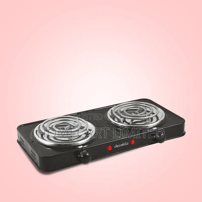 Decakila Double Hot Plate 1000w*2 - Kecc002b