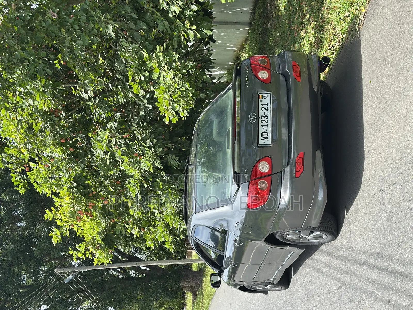 Toyota Corolla S 2007 Gray