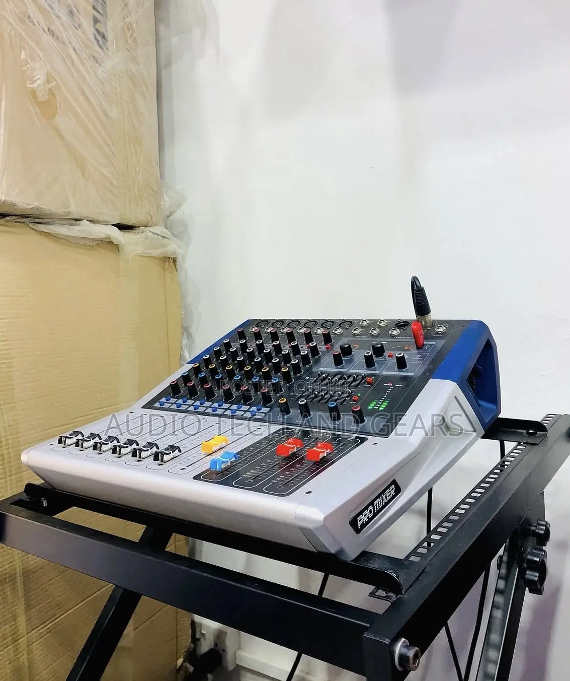 Pro 6 Channel Powered Mixer