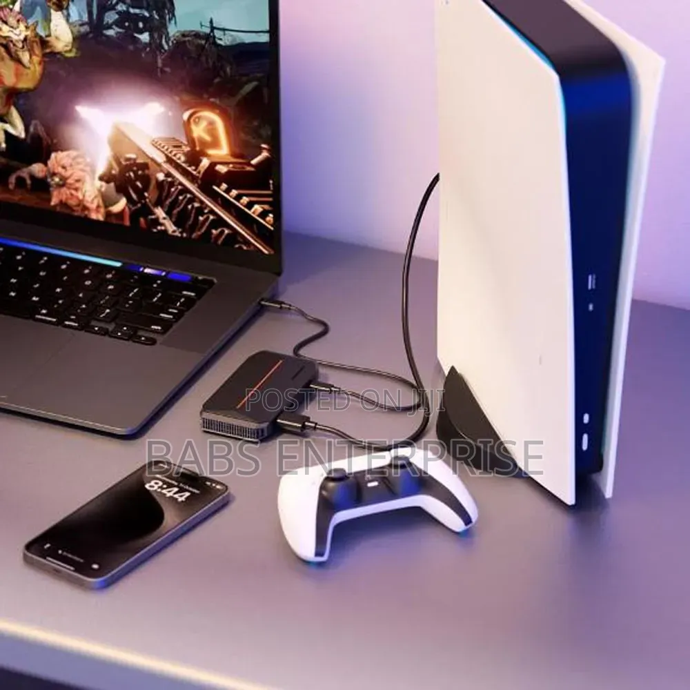 Powerology Capture Card C 3.2 Gen1 Input Loopou Hdmi Support /30hz