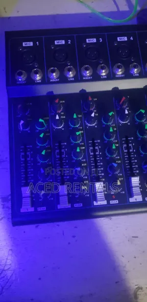 8 Channel Audio Mixer for Rent