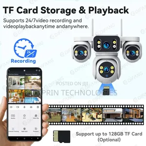 4 Lens Solar 4g Cameras