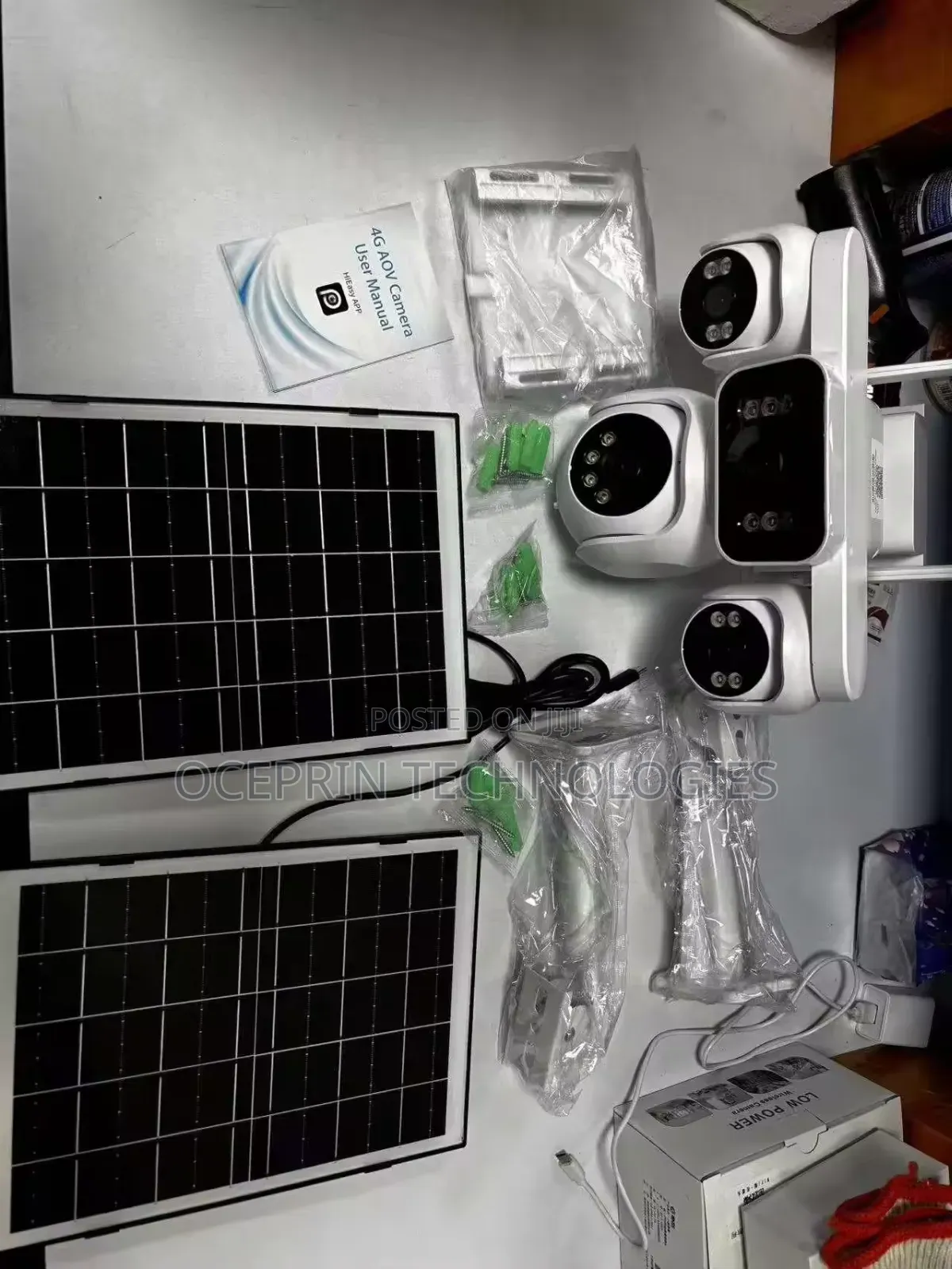 4 Lens Solar 4g Cameras