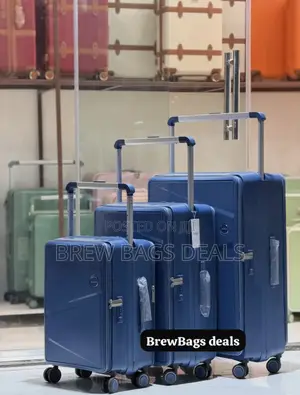 Quality Bubule 3set Wide Handle Fiber Unbreakable Traveling Bag.