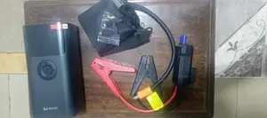 Multipurpose Car Battery Jumper, Tire Pump, Flashlight and Power Bank