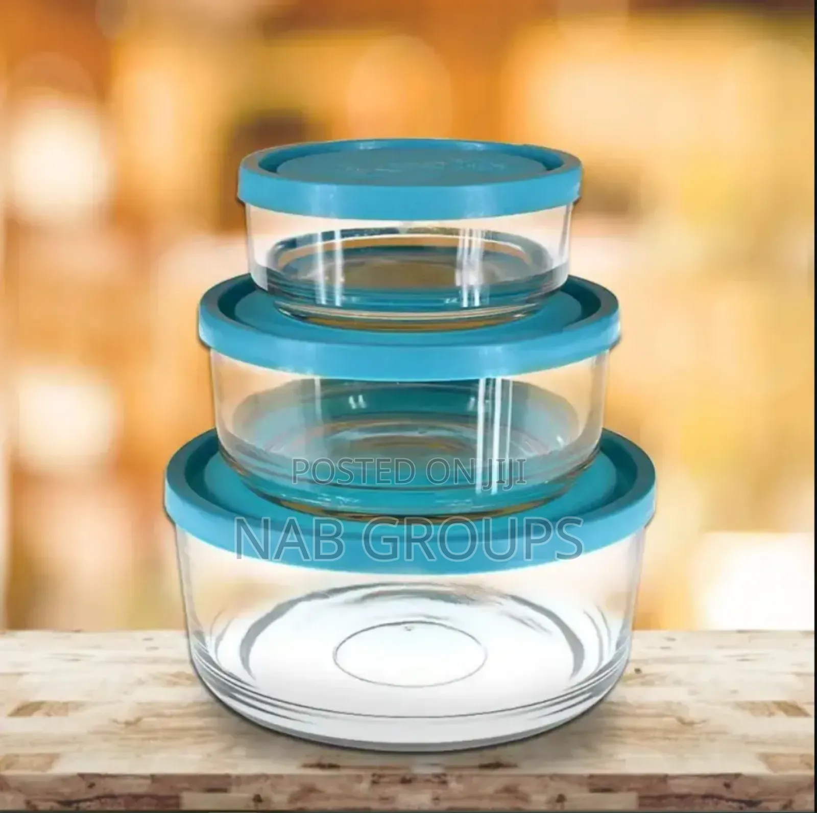 Pack of 3pcs Round Bowls Set