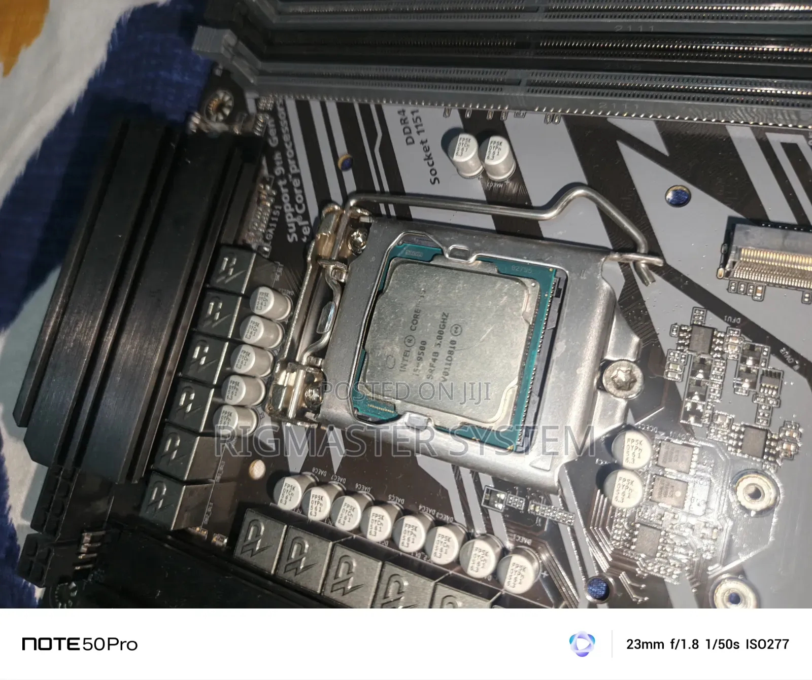 Gigabyte Z390 Ud With Intel 9500 I5 Processor
