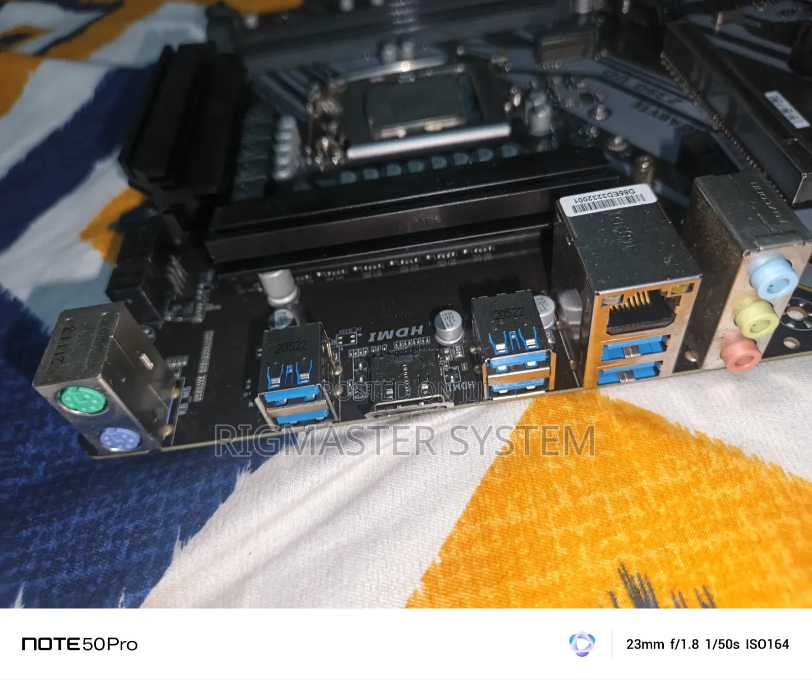 Gigabyte Z390 Ud With Intel 9500 I5 Processor