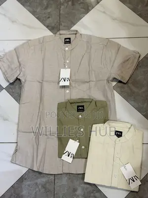 Zara Linen Short Sleeve