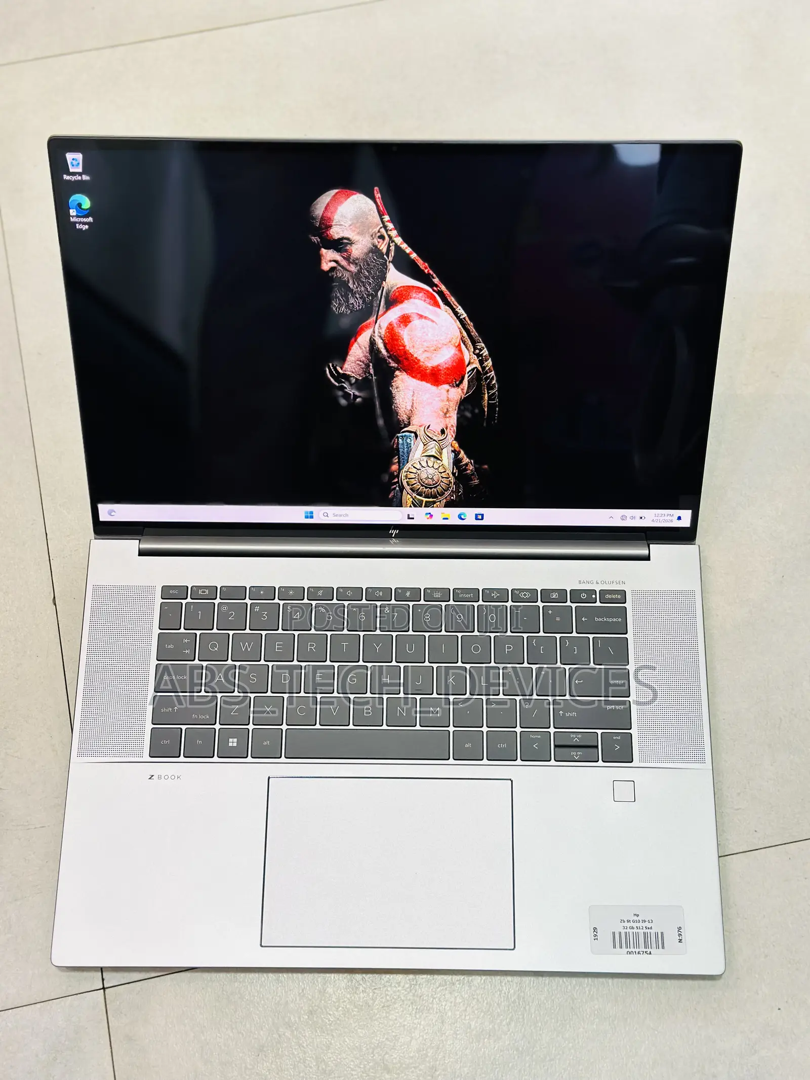 Laptop HP ZBook Studio 32GB Intel Core i9 SSHD (Hybrid) 512GB