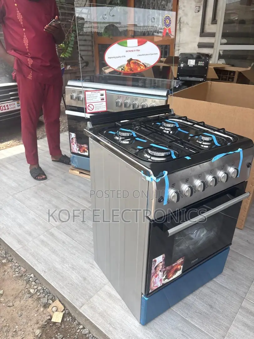 Newline 60x60 Gas Cooker Durable Space-Saving Kitchen Essential