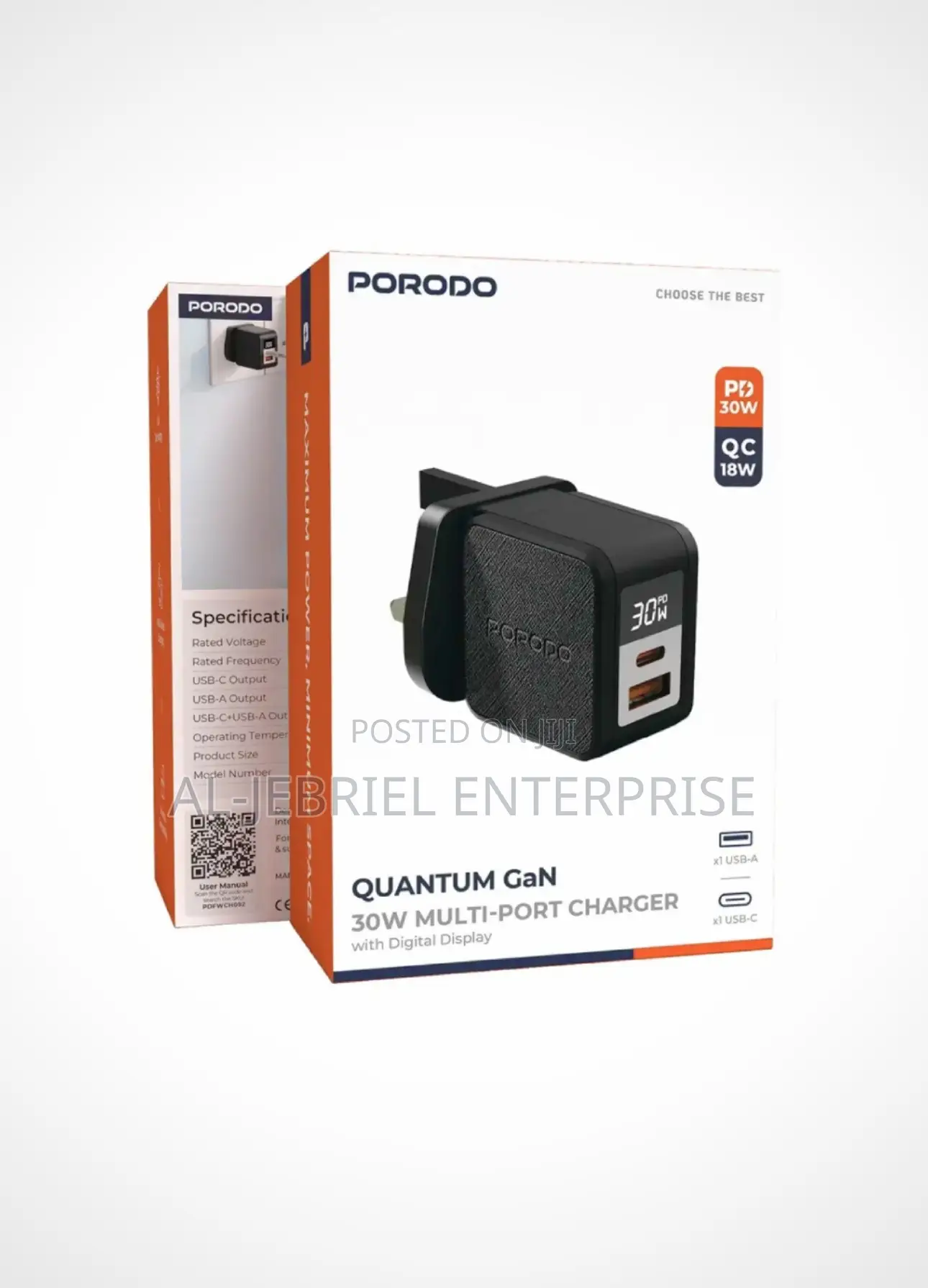 Porodo 30w Fast Charger