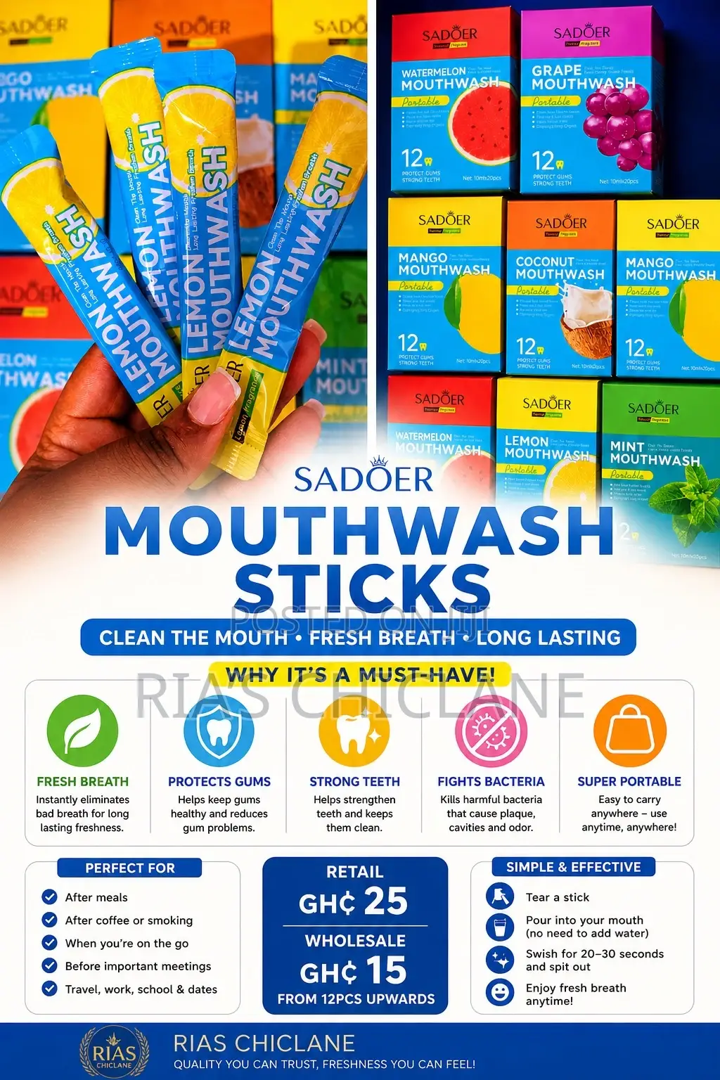Sadoer Mouthwash Retail and Wholesale