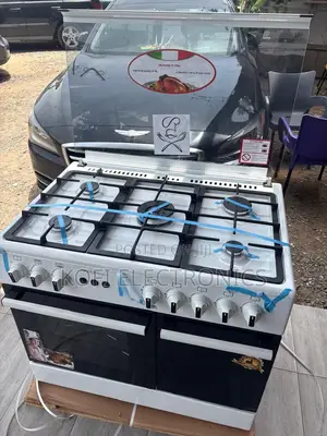 Mediatech 60x90 White Gas Cooker Efficient Cooking Made Easy