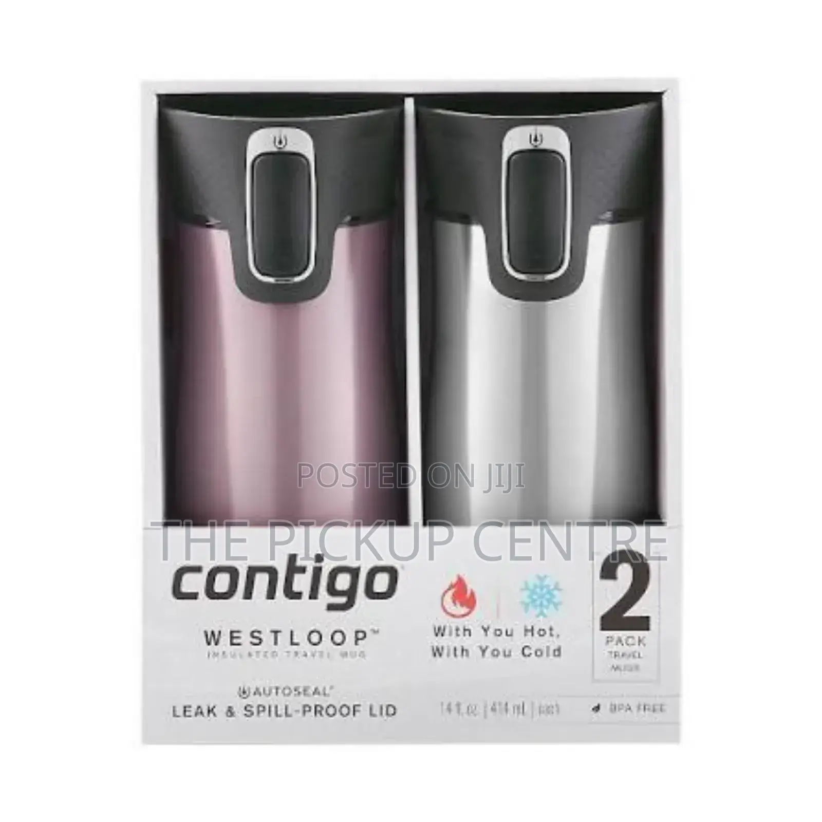 Contigo West Loop Insulated Travel Mug, 2packs-700ghc for Both