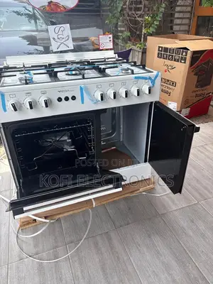 Mediatech 60x90 White Gas Cooker Practical, Spacious Reliable