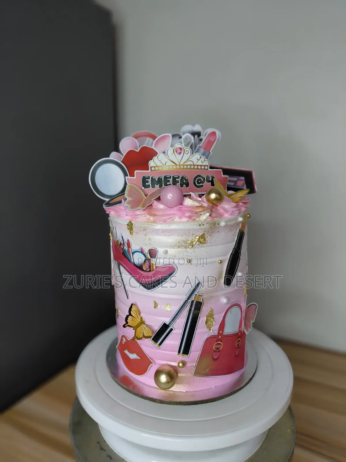Makeup Birthday Cake