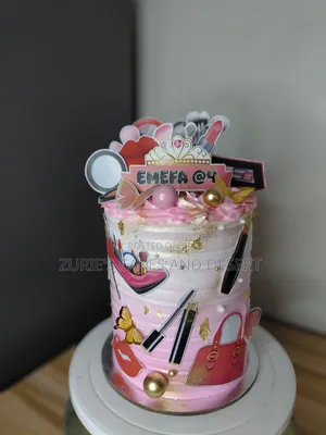 Makeup Birthday Cake