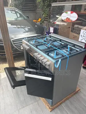 Mediatech 60x90 Grey Gas Cooker Family-Size Cooking Made Easy