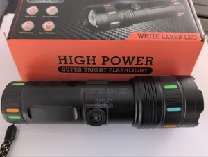 High Power Super Bright Flashlight With White Laser Led