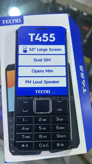 New Tecno T455 Silver