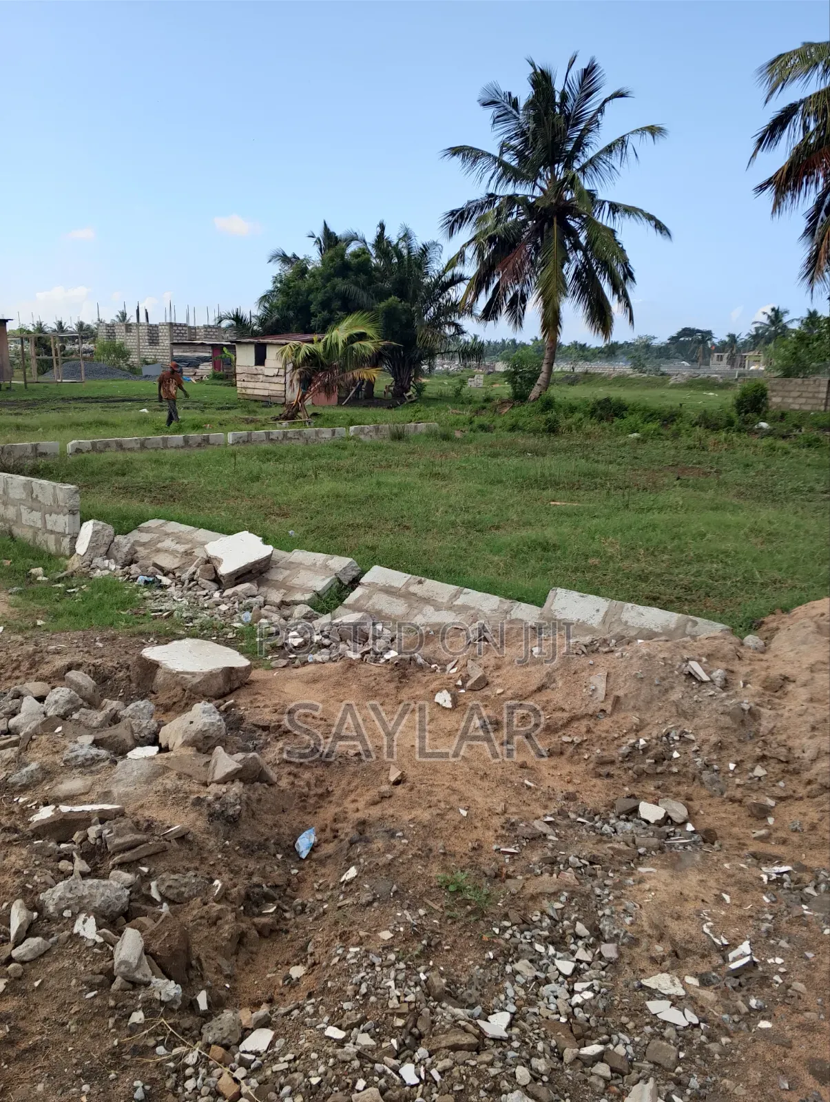 Nice 2 Plots for Sale Klagon Tema West Just After the Chief Palace