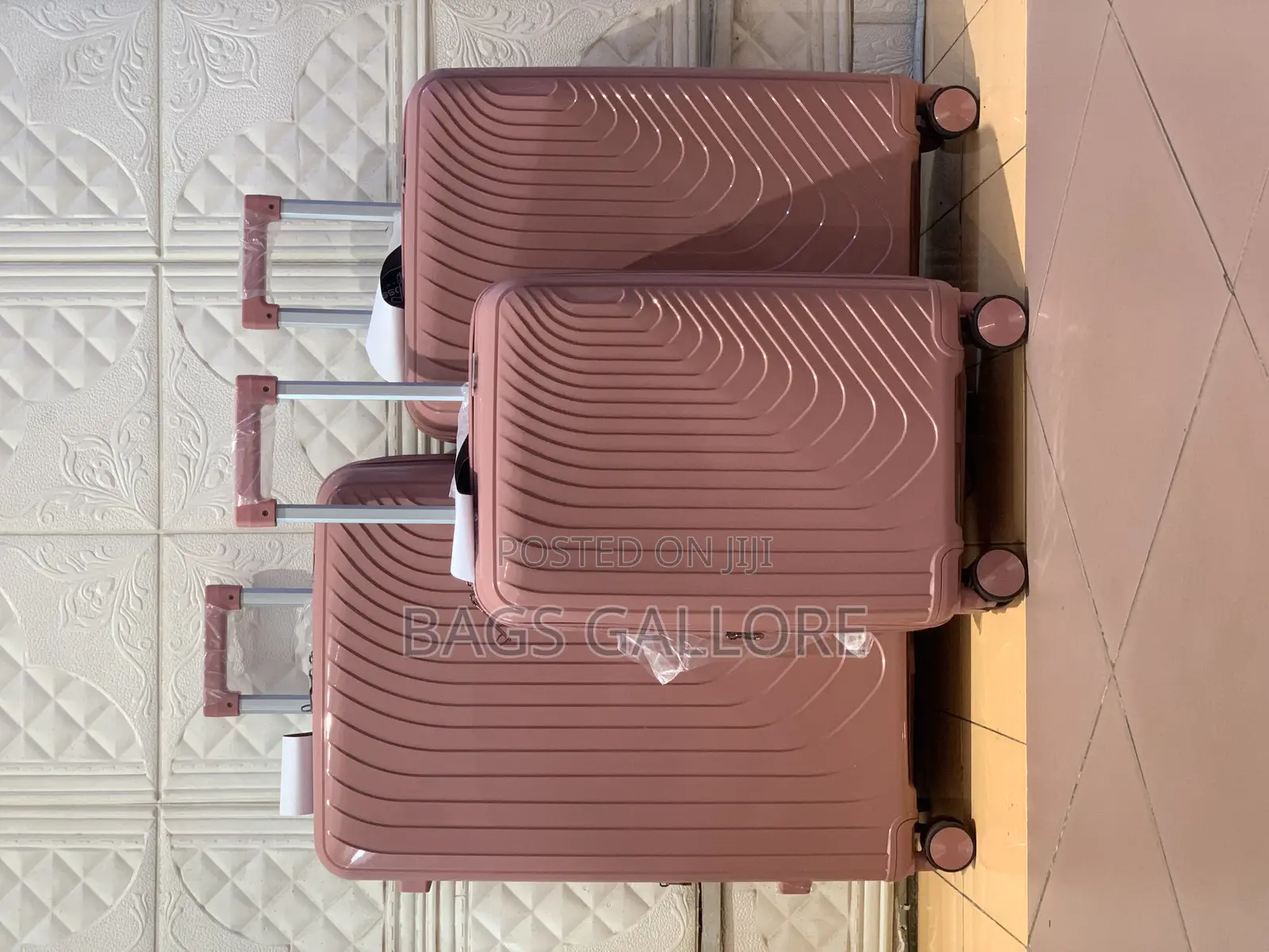 Peach Color Luggage