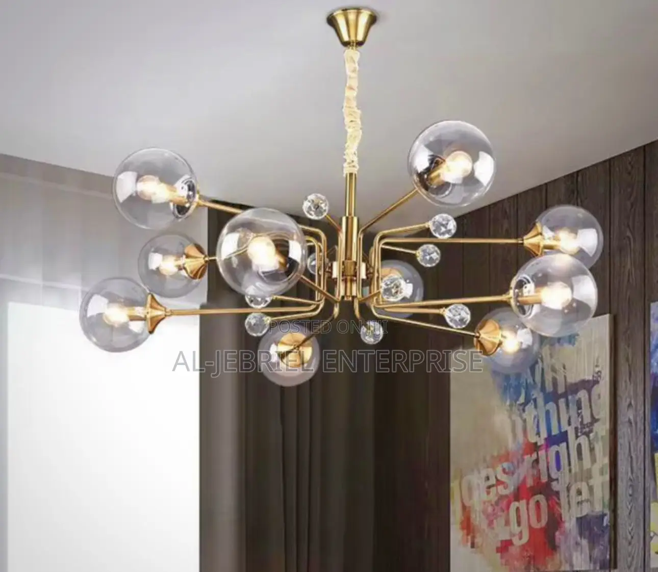 Sputnik Bubble Chandelier