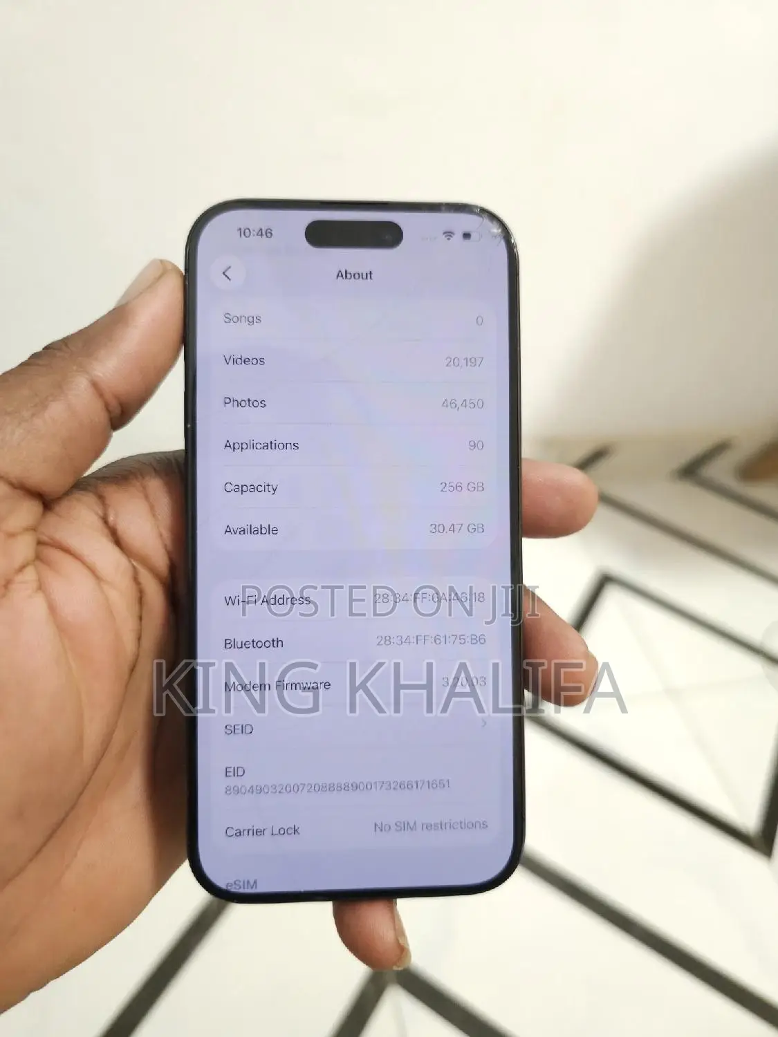 Apple iPhone 15 Pro 256 GB Gray