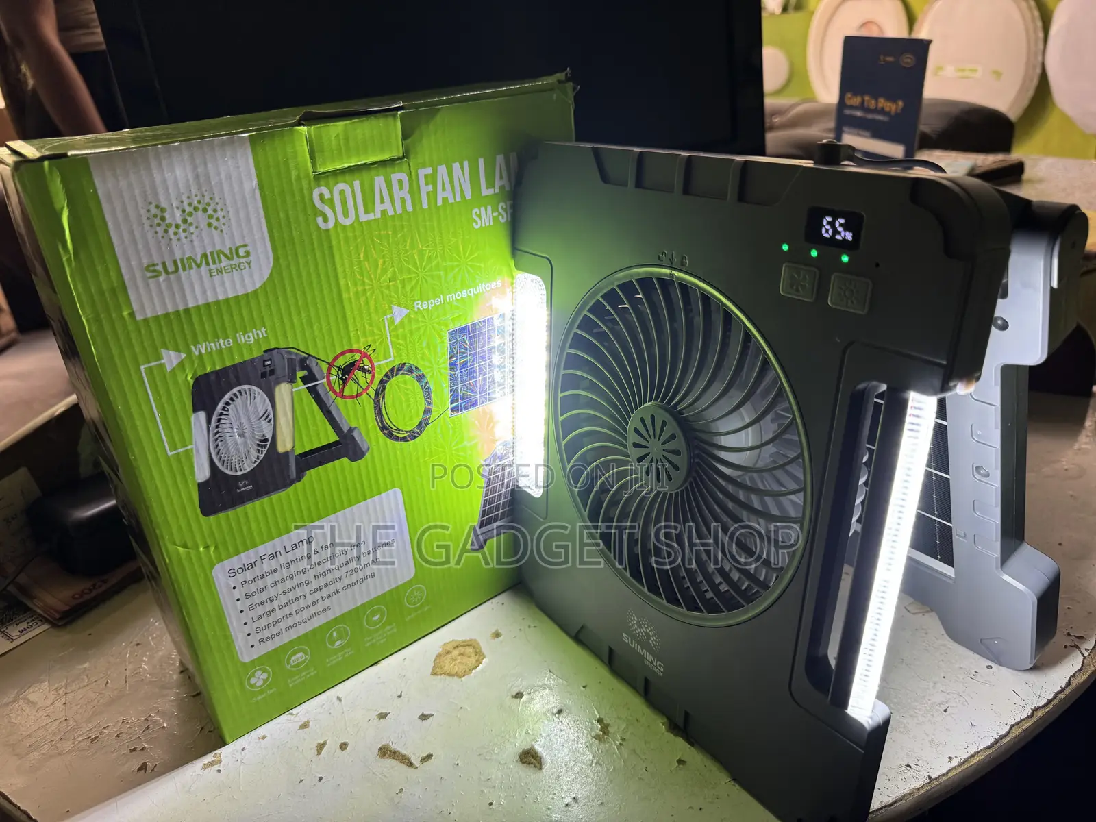 Solar Fan Lamp(With Mosquito Repellent Led)
