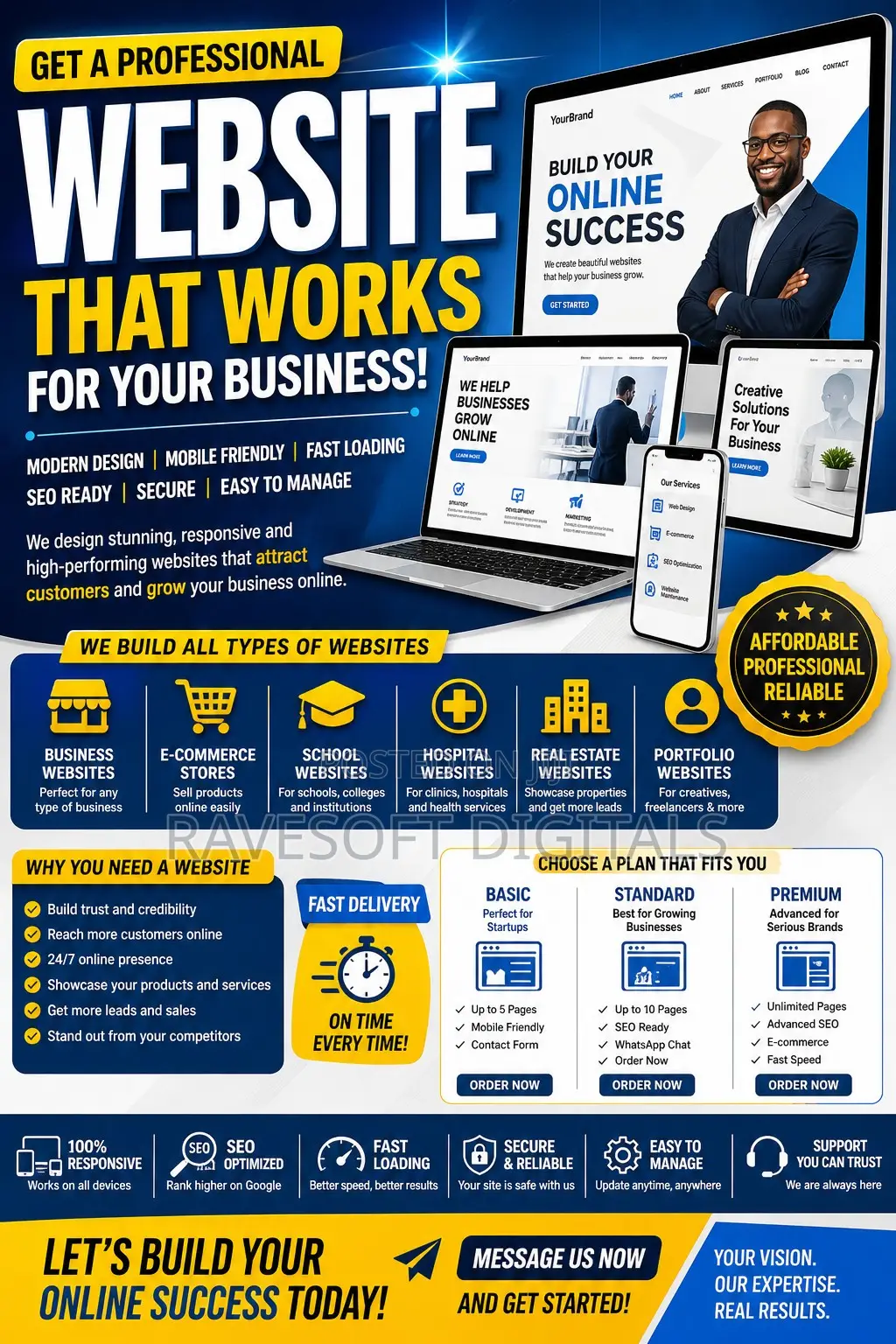 Get Your Powerful Modern Website