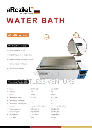 Arcziel Water Bath 10 Litres
