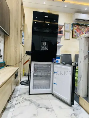 Brand New Double Door Fridge Black