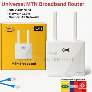 MTN 4g Turbonet All Networks Broadband Router Plus Power Bank - White