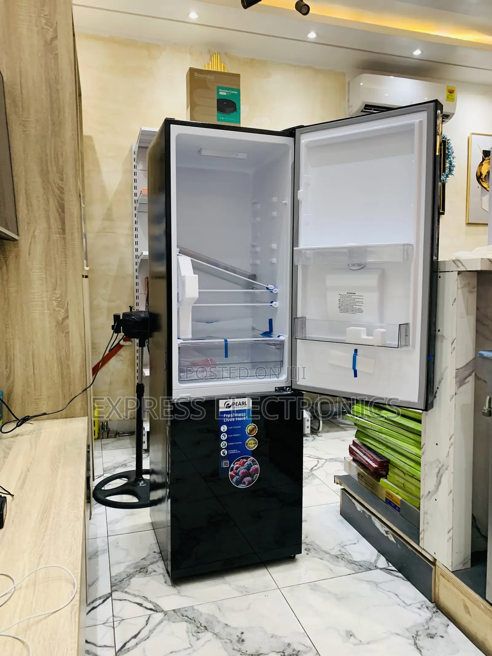 Shop From Us Double Door Fridge Pearl Pf-370-13m