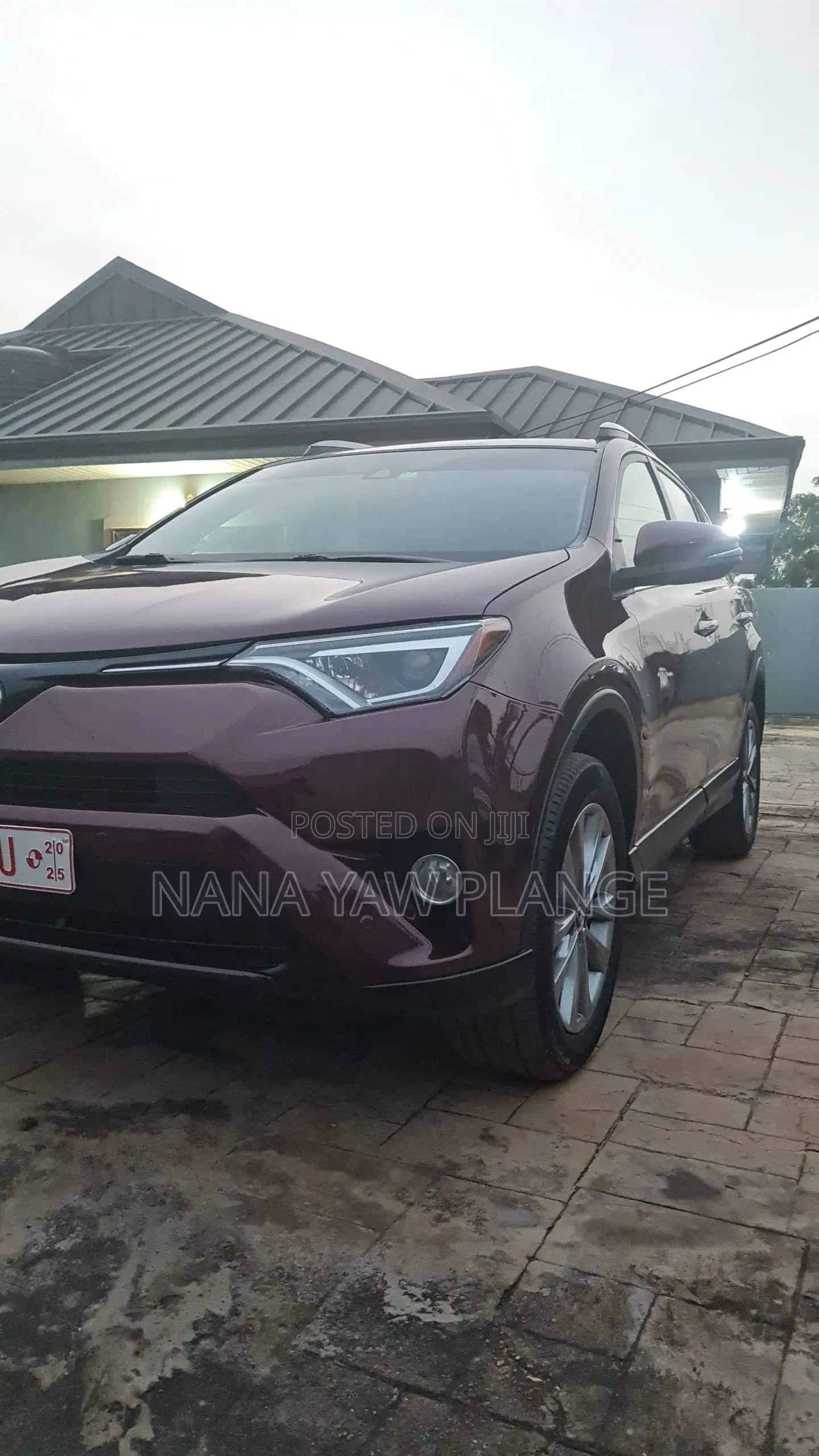 Toyota RAV4 Platinum FWD (2.5L 4cyl 6A) 2017 Burgundy