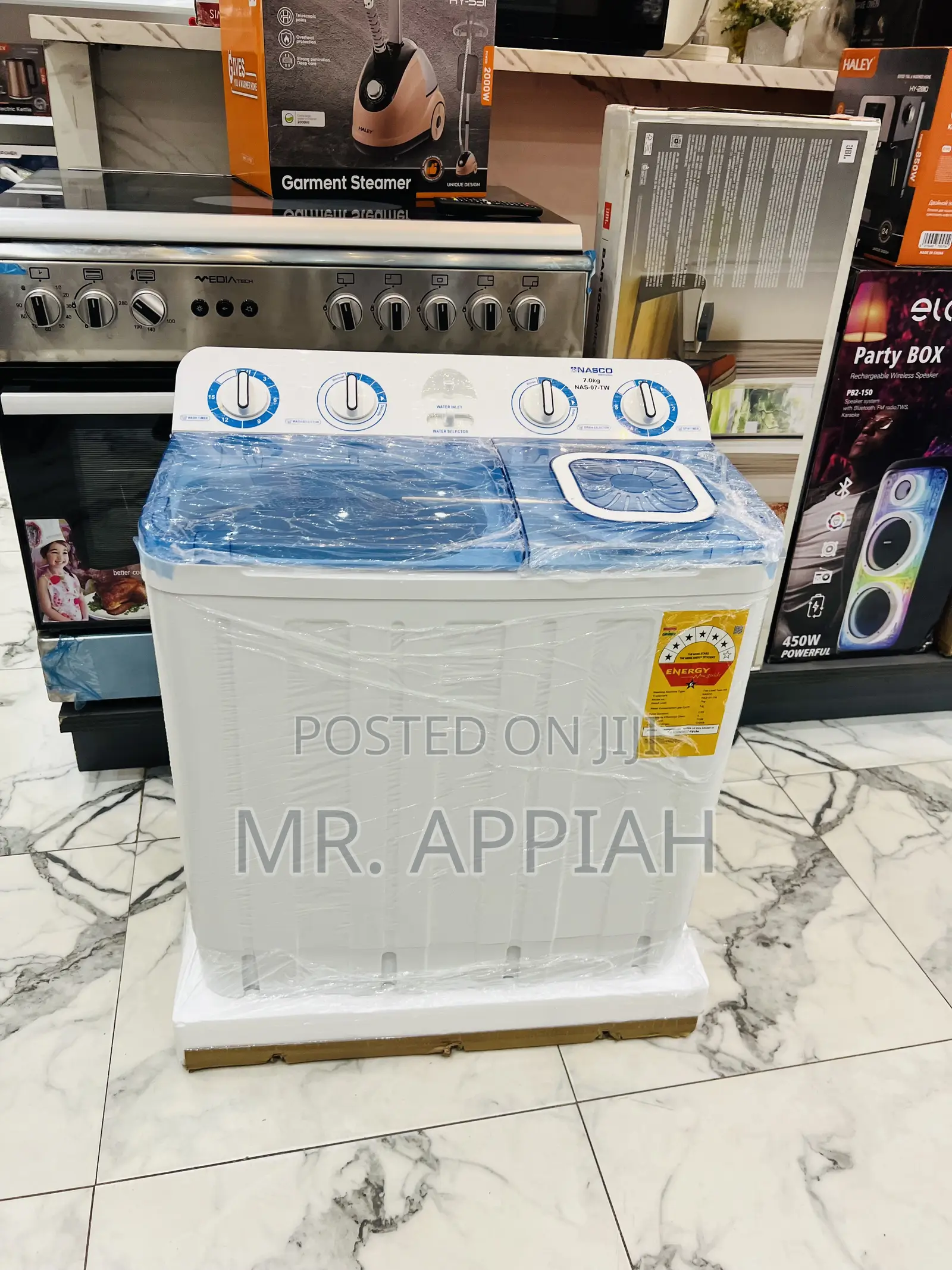 Unique Nasco 10kg Spin Dry Electric Washing Machine(Semi-Auto) 