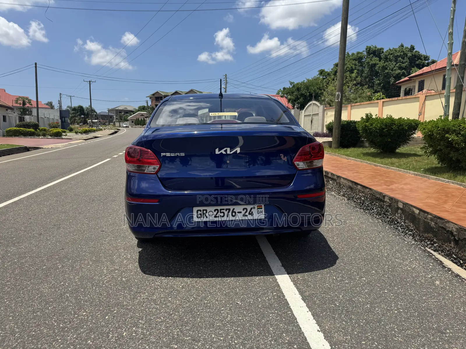 Kia Pegas 2024 Blue
