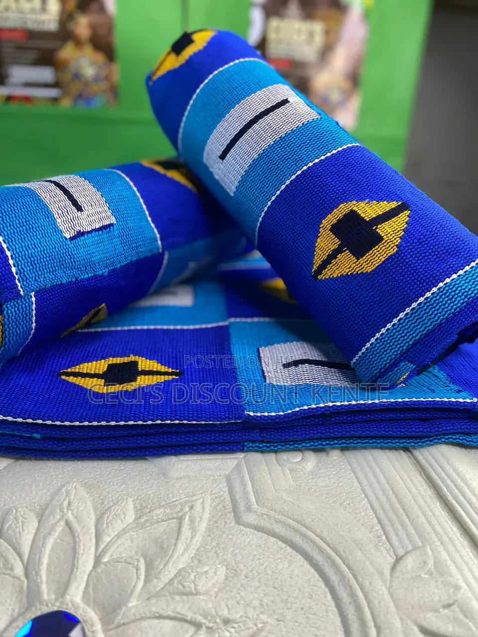 Genuine Ashanti Kente Fabric